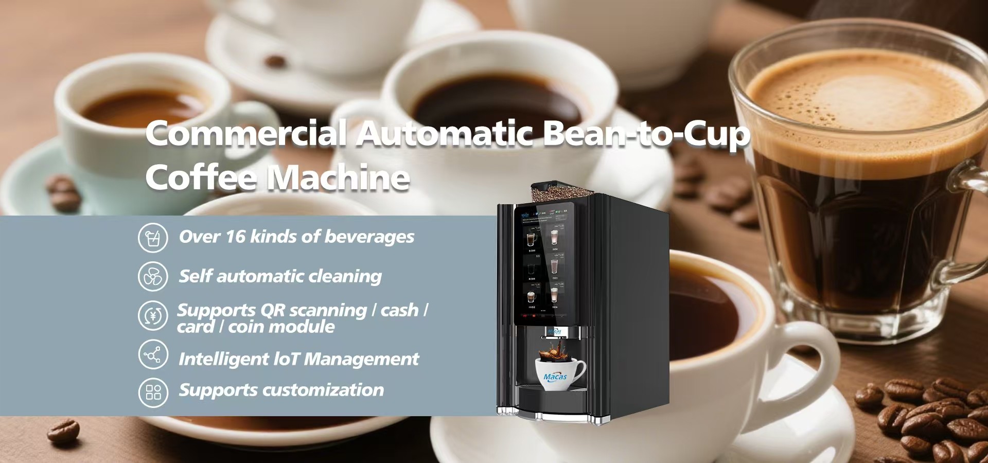 jakość Komercyjne automaty do kawy fabryka