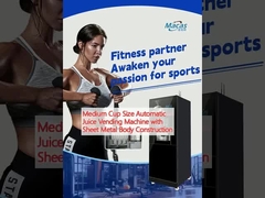 Średnia wielkość kubka Automatyczna maszyna sprzedająca soki z konstrukcją korpusu metalowego