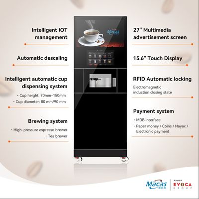 kupować 220VAC Ekran dotykowy Automatyczna maszyna do kawy produkcja internetowa