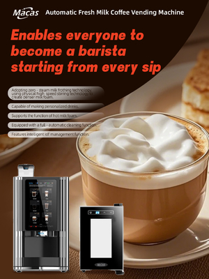 kupować Factory Commercial Bean to Cup Fresh Milk Espresso Coffee Machine suits in HoReCa produkcja internetowa