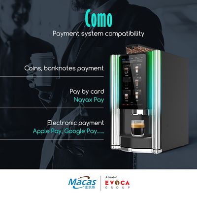 Dobra cena. 15.6calowy ekran dotykowy Instant Bean To Cup Vending Coffee Machine Support IOT w Internecie