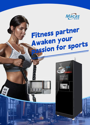 Dobra cena. GYM dostarcza proteiny Shake automaty z 27 cali ekran reklamowy w Internecie