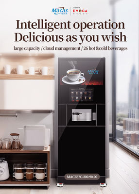 Dobra cena. Intelligent Feeding Floor Standing Coffee Machine Macas Commercial Fully Automatic Freshly Ground Cabinet Coffee Machine w Internecie
