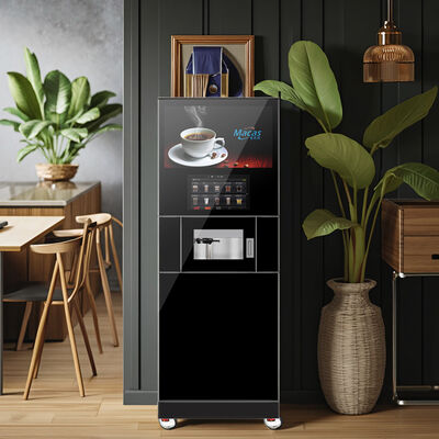 Dobra cena. EVOACAS LE Komercyjna maszyna sprzedająca z stali nierdzewnej oszczędzająca energię ekspreso Automatyczny aparat do robienia gorącej/zimnej kawy w Internecie